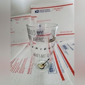FRIENDS 16 ounce glass